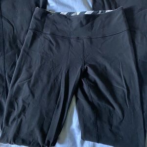 Lululemon black flared leggings